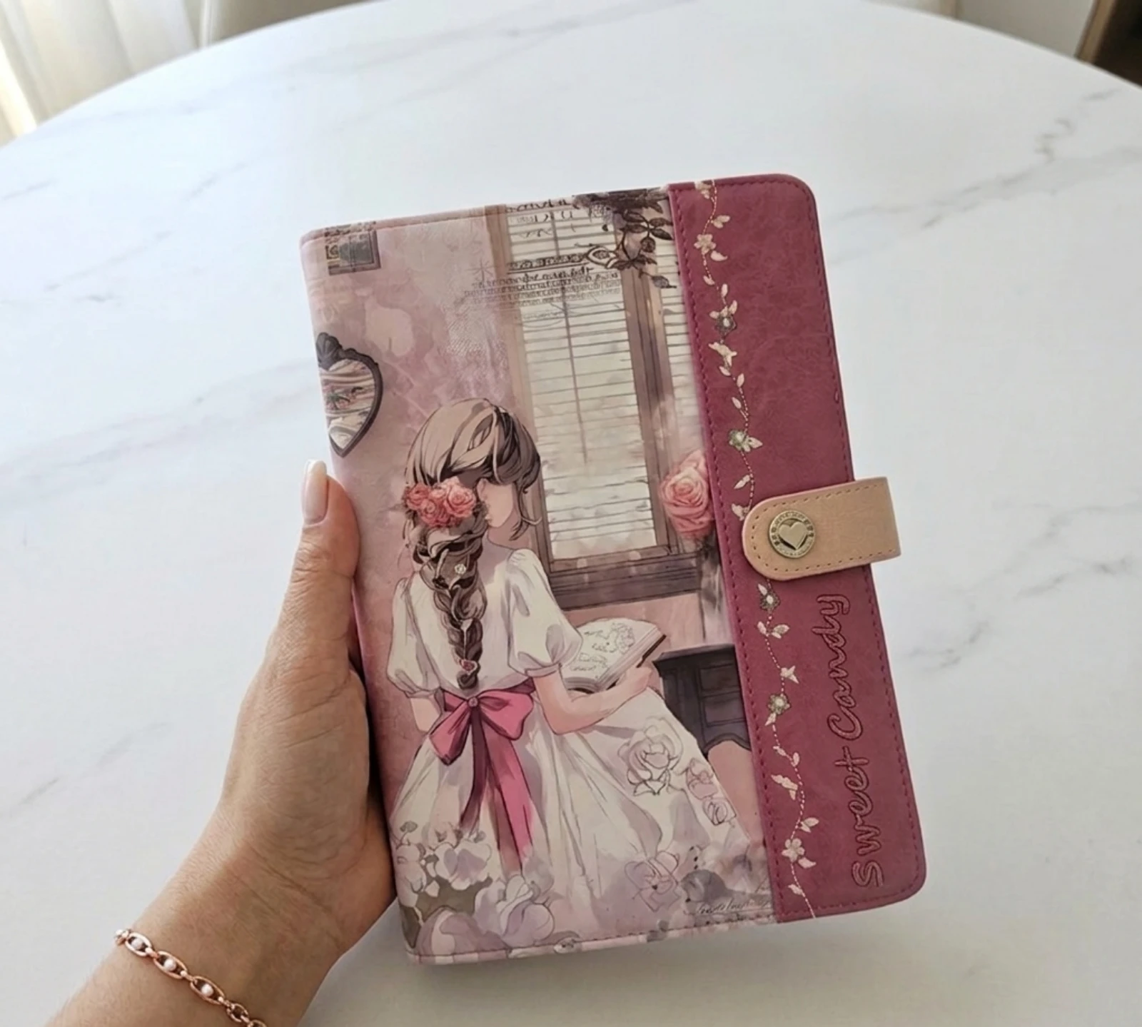 Cuaderno libreta agenda Sweet Candy rosa